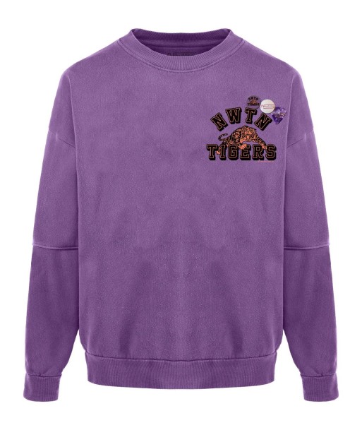 Purple “WILD” roller sweatshirt les ligaments