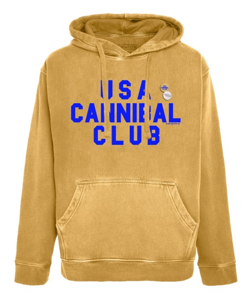 Jagger mustard hoodie "CANNIBAL" Véritable concentré