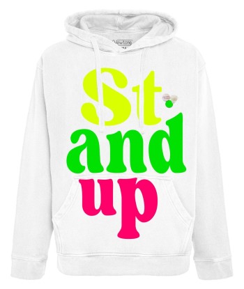 Hoodie jagger dirty white "STAND UP" d'Europe débarque