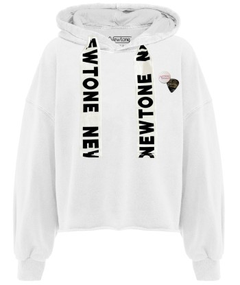 Hoodie crop bloomer dirty white "BLEED" suggérées chez