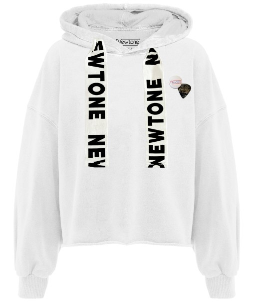 Hoodie crop bloomer dirty white "BLEED" suggérées chez