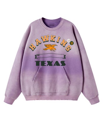 Sweatshirt piper vintage purple "HAWKINS" à prix réduit toute l'année