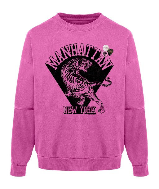 Fuschia roller sweatshirt "MANHATTAN FW23" pas cher chine