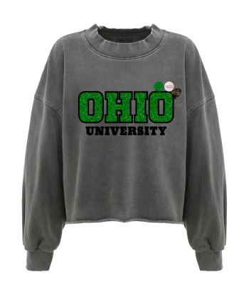 Sweatshirt crop porter pepper "UNIVERSITY" Jusqu'à 80% De Réduction