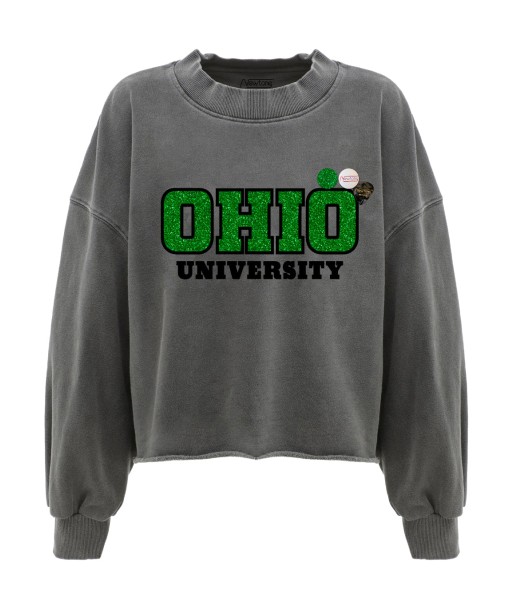 Sweatshirt crop porter pepper "UNIVERSITY" Jusqu'à 80% De Réduction