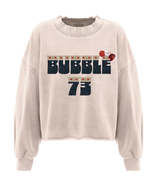 Sweatshirt crop porter whisper "BUBBLE" outlet